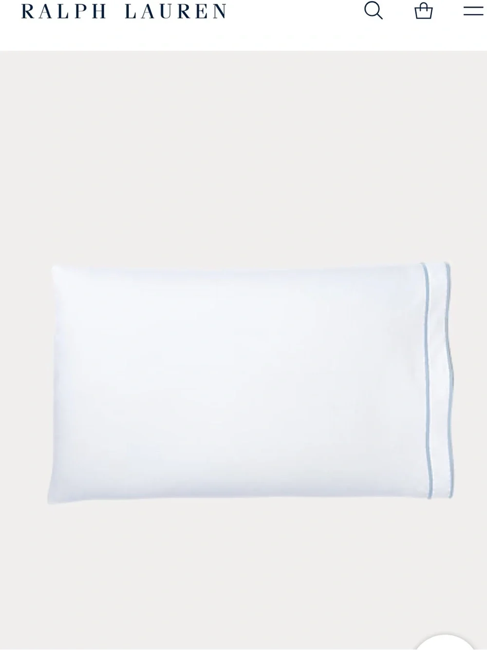 Lauren Ralph Lauren Home KING Spencer Border 4 Pc Sheet Set Retail $220